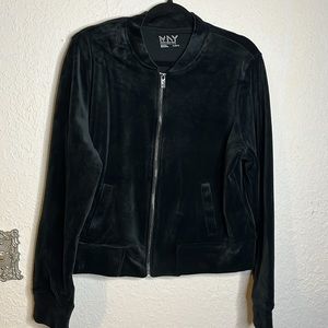 Marc New York Performance zip velour bomber XL